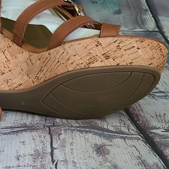 Mark Fisher Women shoes -Marc Fisher Shoe Size 8-Brown Fashion Summer Shoes - Picture 8 of 10